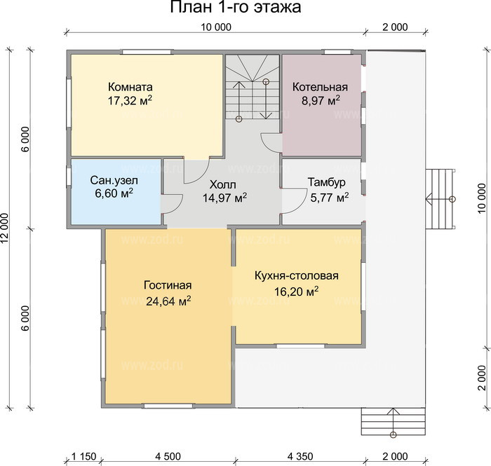 План 1 этажа